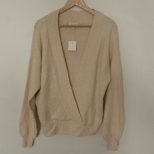 Silence and Noise wrap sweater NWT